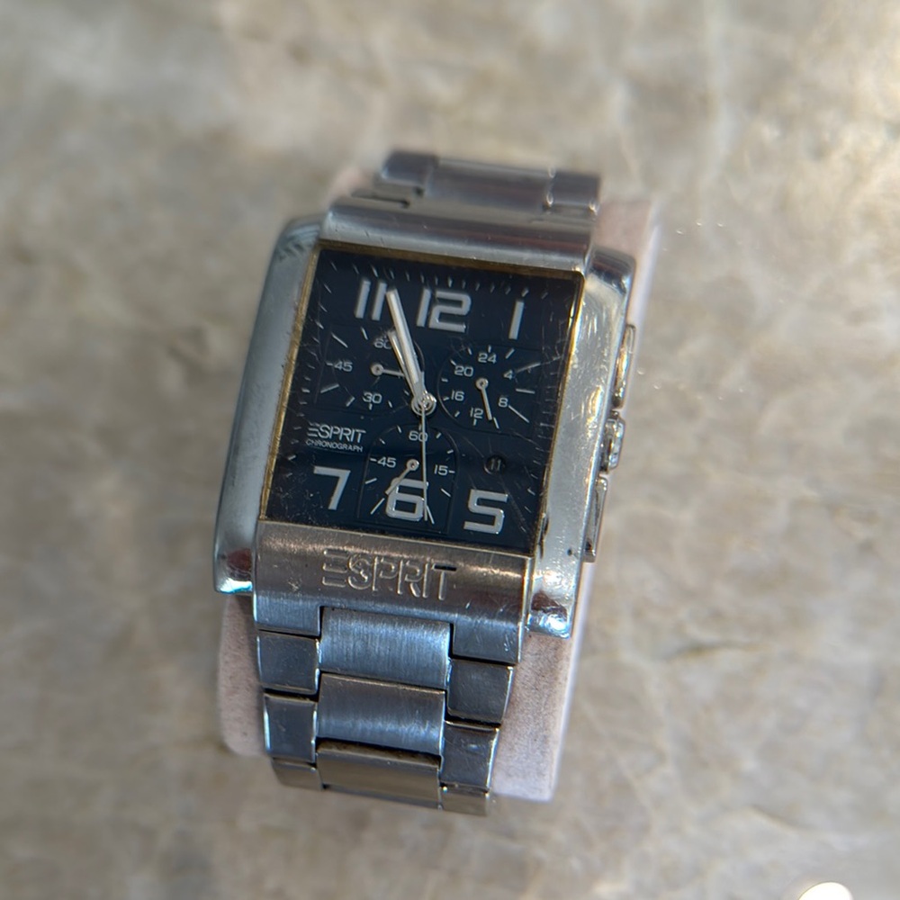 Esprit Chronograph with Silver Band